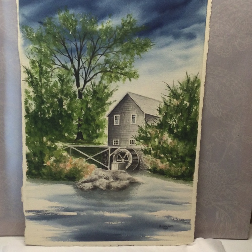 Original Eileen A. Smith Cape Cod water painting